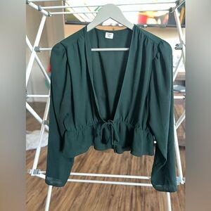 Wilfred Tie Front Blouse